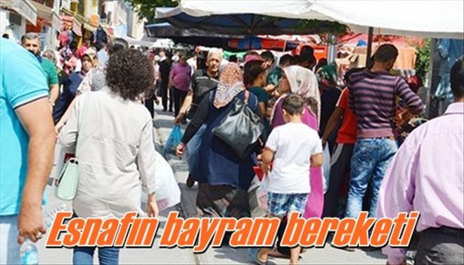 Esnafın bayram bereketi