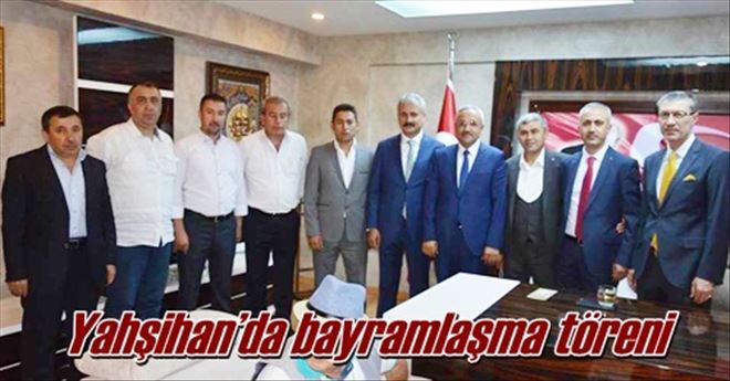Yahşihan´da bayramlaşma töreni