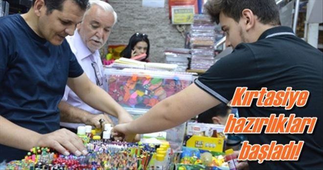Kırtasiye hazırlıkları başladı!
