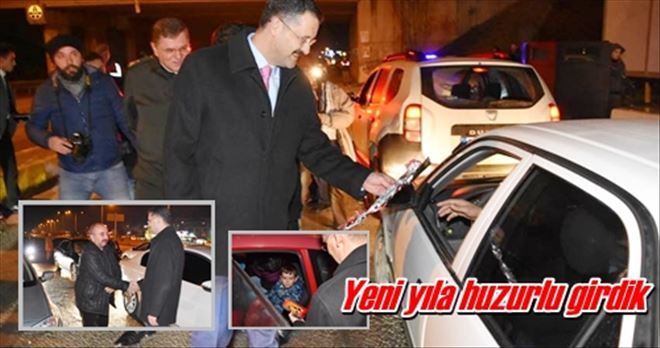 Yeni yıla huzurlu girdik
