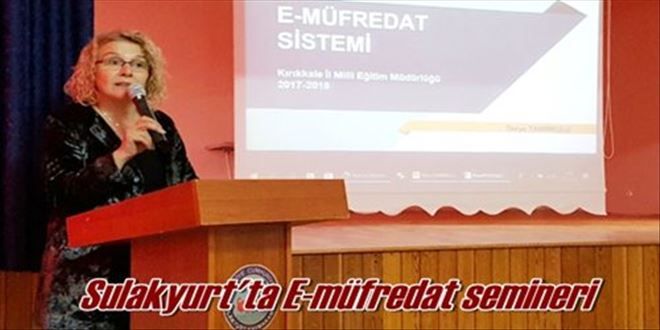 Sulakyurt´ta E-müfredat semineri 