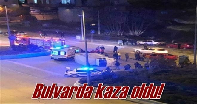 Bulvarda kaza oldu!
