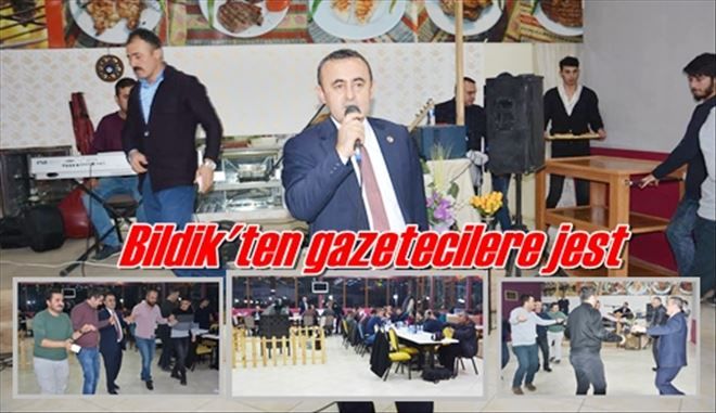 Bildik´ten gazetecilere jest