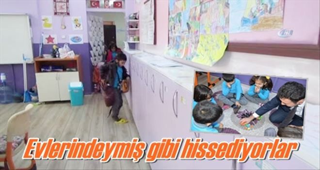 Evlerindeymiş gibi hissediyorlar