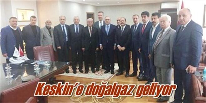 Keskin´e doğalgaz geliyor