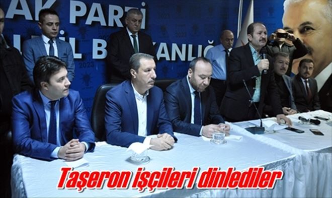 Taşeron işçileri dinlediler