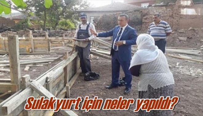 Sulakyurt için neler yapıldı?
