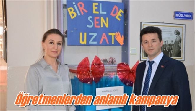 Öğretmenlerden anlamlı kampanya