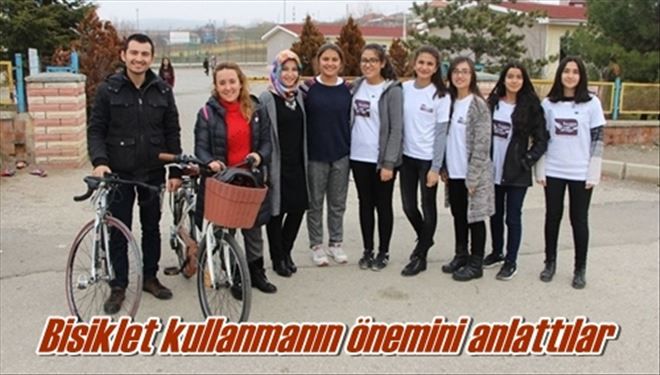 Bisiklet kullanmanın önemini anlattılar