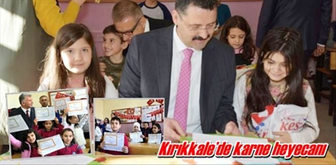 Kırıkkale´de karne heyecanı