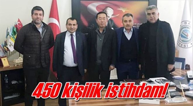 450 kişilik istihdam!