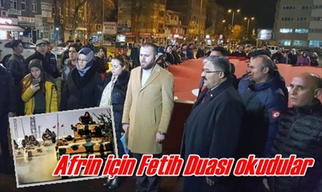 Afrin için Fetih Duası okudular