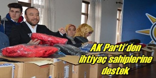AK Parti´den ihtiyaç sahiplerine destek