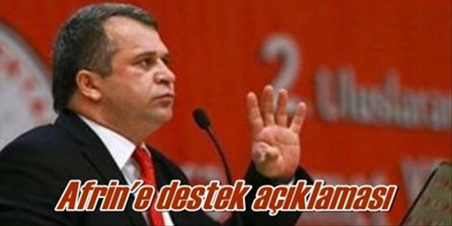 Afrin´e destek açıklaması
