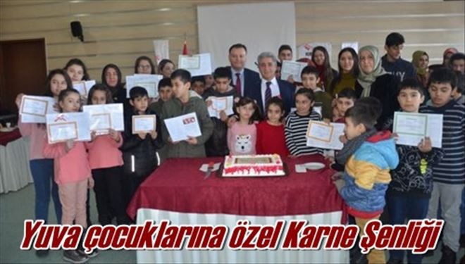 Yuva çocuklarına özel Karne Şenliği