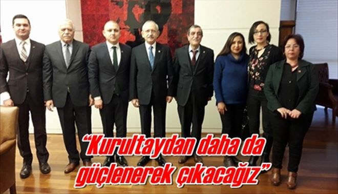 ?Kurultaydan daha da  güçlenerek çıkacağız?