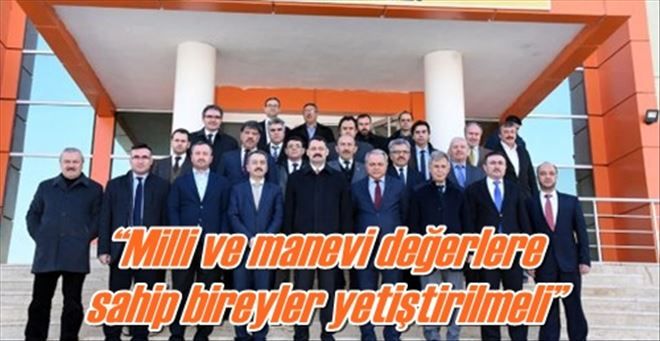 ?Milli ve manevi değerlere  sahip bireyler yetiştirilmeli?