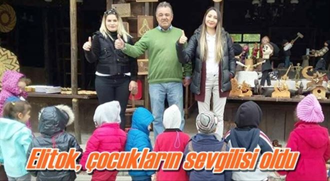 Elitok, çocukların sevgilisi oldu