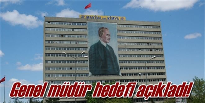 Genel müdür hedefi açıkladı!