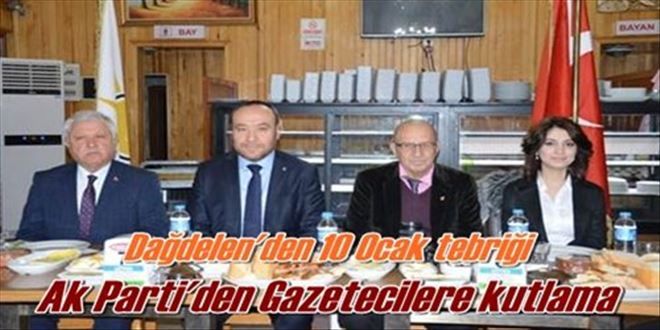Ak Parti´den Gazetecilere kutlama