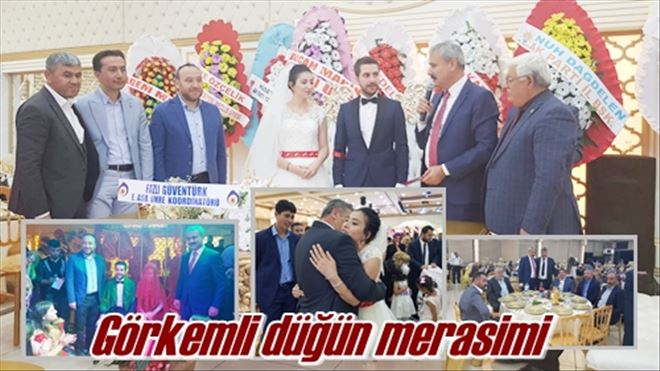 Görkemli düğün töreni