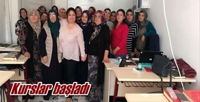 Kurslar başladı