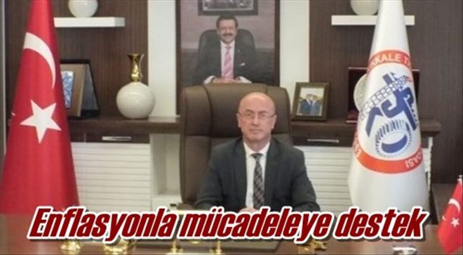 Enflasyonla mücadeleye destek