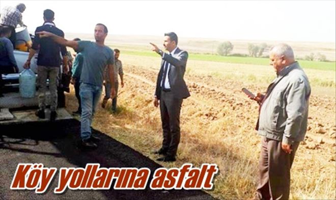 Yollar asfaltlanıyor