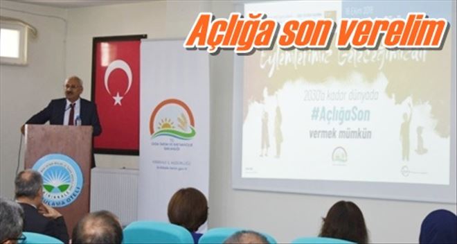 Açlığa son verelim