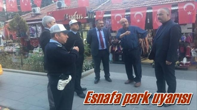 Esnafa park uyarısı