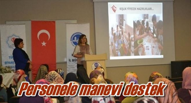 Personele manevi destek