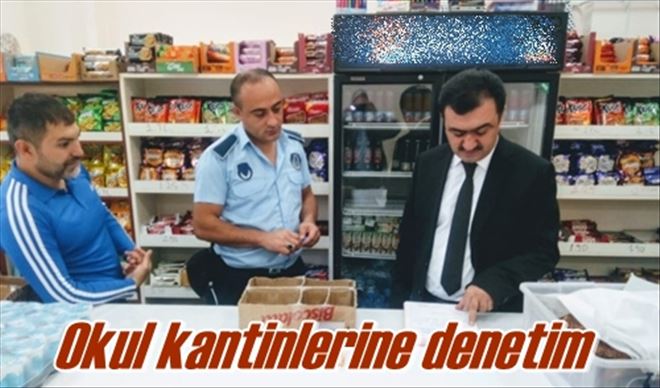 Kantinler denetlendi