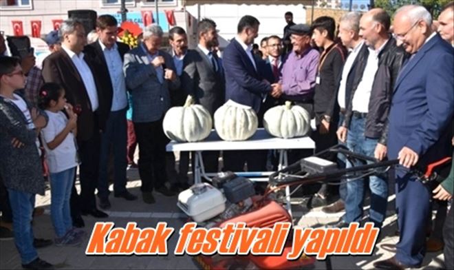 Kabak festivali yapıldı