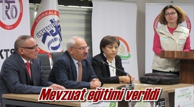 Mevzuat eğitimi verildi