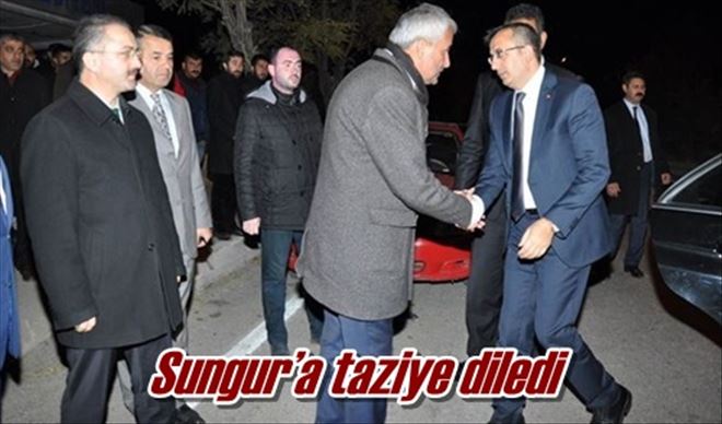 Vali´den taziye ziyareti