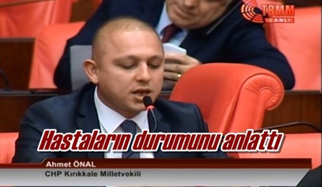 Önal TBMM´de konuştu