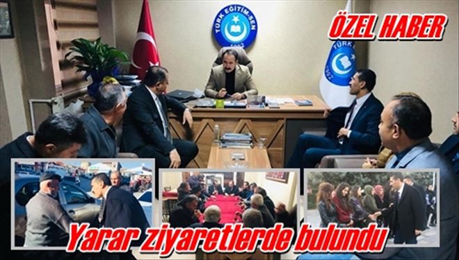 Ziyaretlerini sürdürdü