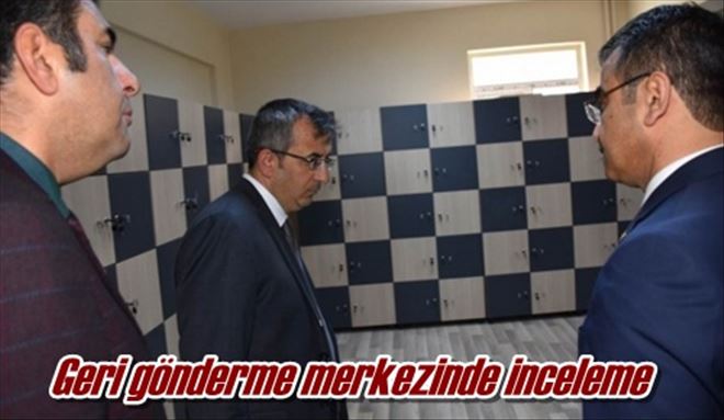 Vali incelemede bulundu