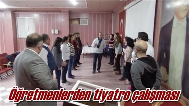 Tiyatro öğreniyorlar