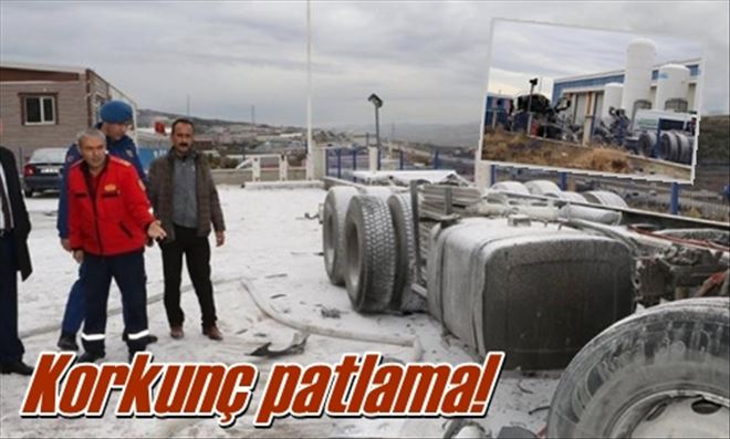 Korkunç patlama!