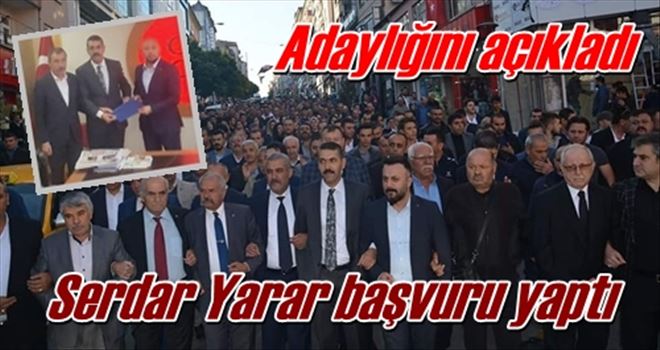 Yarar başvuru yaptı