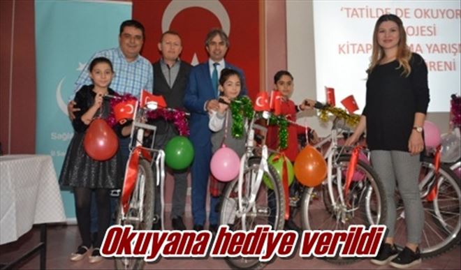 Okuyana hediye verildi