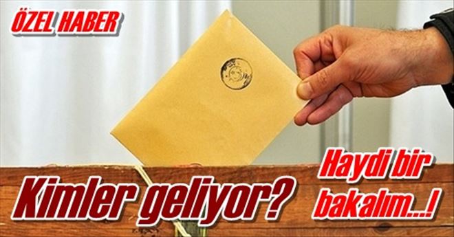 Kimler geliyor?
