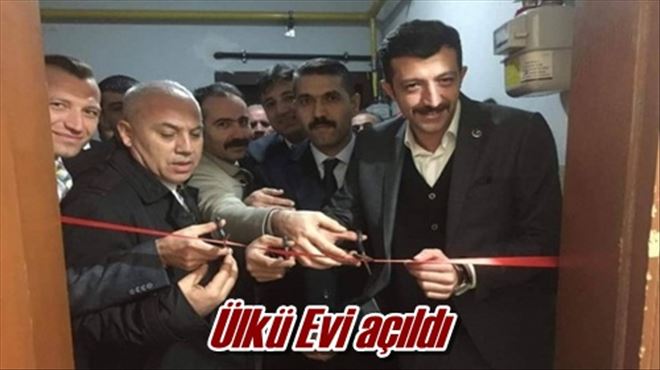 Ülkü Evi açıldı
