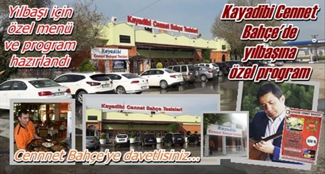 Kayadibi´nde yılbaşı hazırlığı