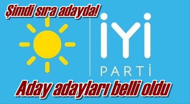 Aday adayları belli oldu