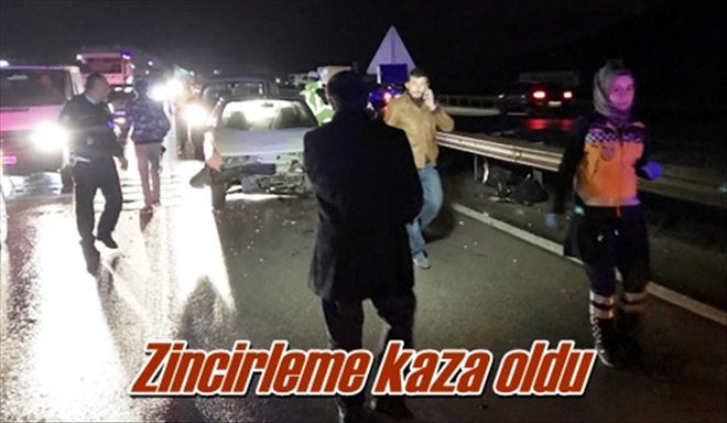 Zincirleme kaza oldu