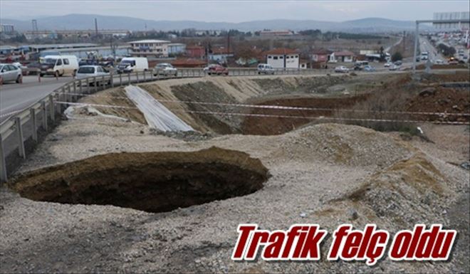 Trafik felç oldu