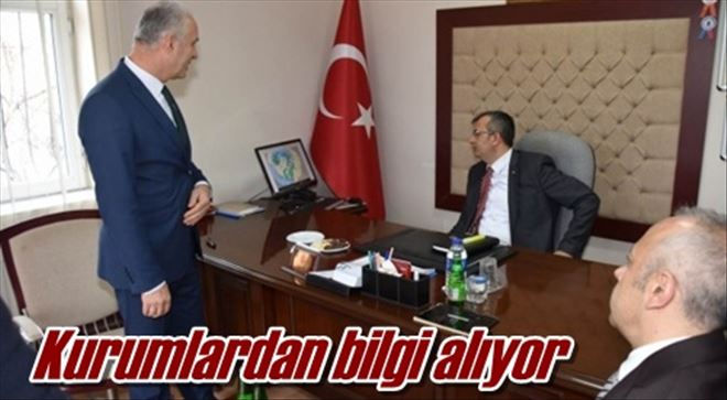 Kurumlardan bilgi alıyor