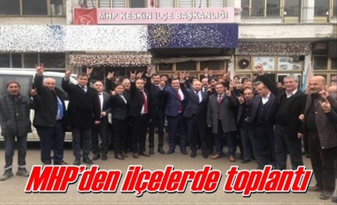 İlçeleri ziyaret ettiler